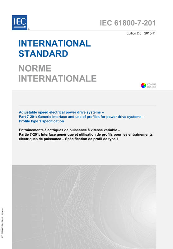 Cover IEC 61800-7-201:2015